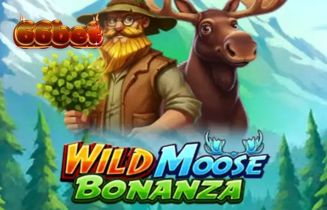 Interface do slot Wild Moose Bonanza com temática de floresta e vida selvagem